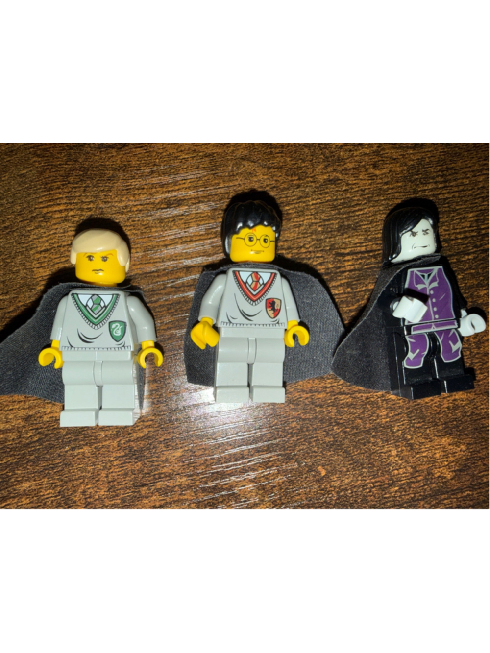 Vintage 2001 LEGO Harry Potter Minifigure Lot Harry Draco Snape Hogwarts